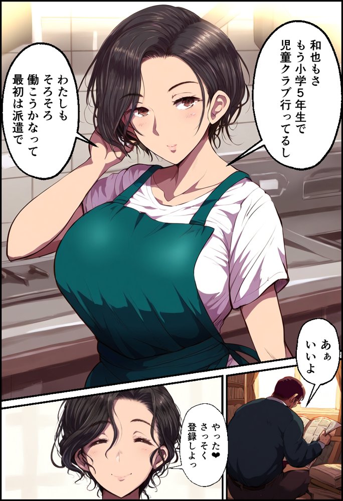派遣の巨乳熟女妻を俺の性処理係に任命！【イッキ】 エロ同人誌画像 002