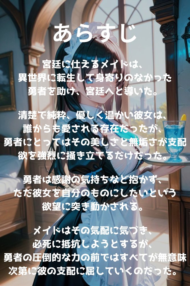 純粋なメイドちゃんがチン棒に服従した件【全Pセリフあり】【種付け転生マン】 エロ同人誌画像 009