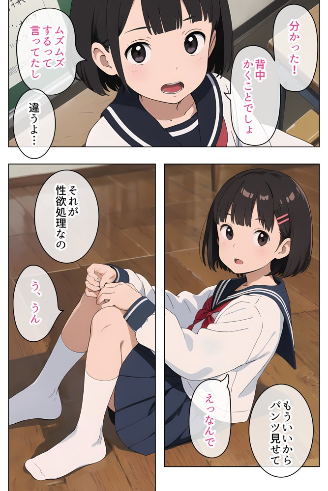 セーラー服で見抜きさせてくれる学校【Minuki Creating Machine】 エロ同人誌画像 011