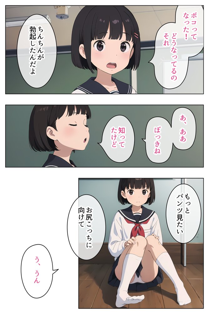 セーラー服で見抜きさせてくれる学校【Minuki Creating Machine】 エロ同人誌画像 013