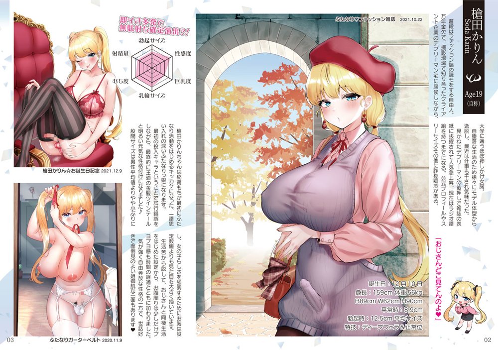 ふたなりのいる日常4【稲荷もち】 エロ同人誌画像 040