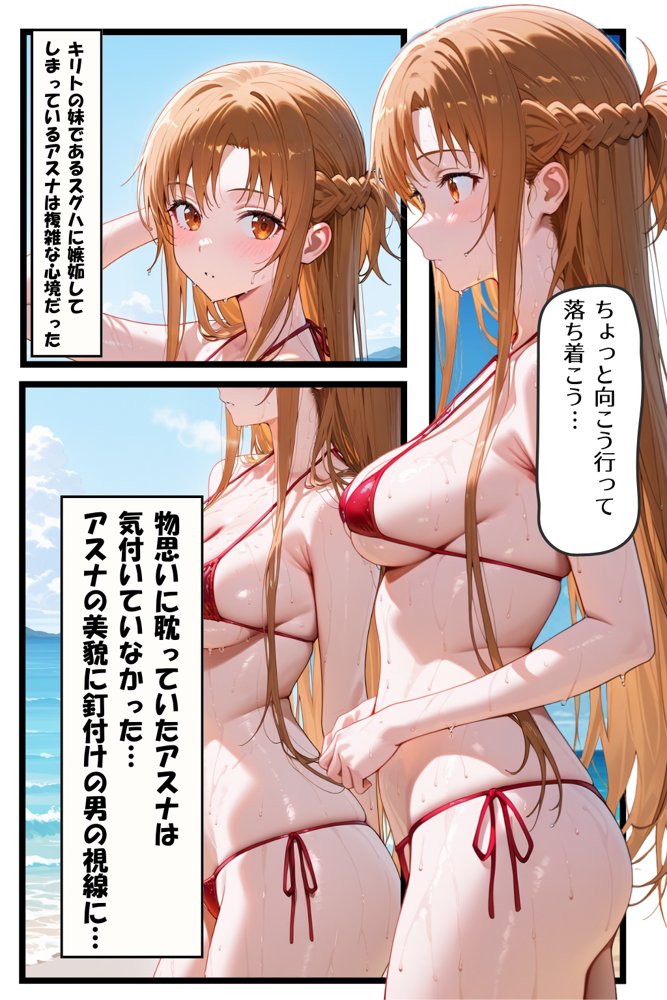 奪い愛 断ち切られた絆 アスナ編【かるぴすつゆだくで】 エロ同人誌画像 010