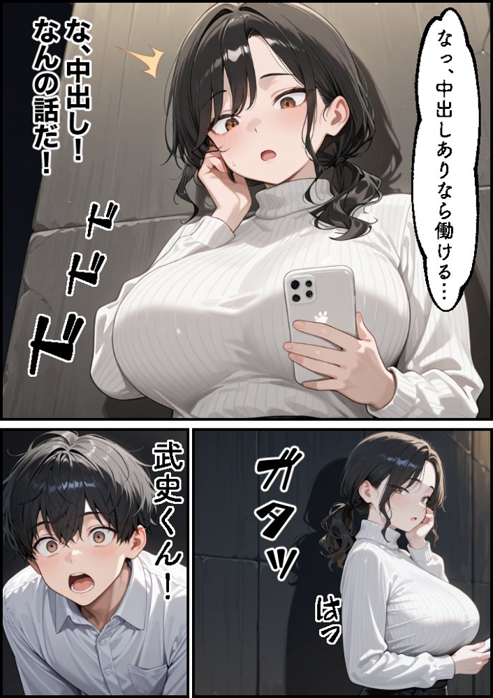 お金に困る隣の娘持ち未亡人（32）の相談から始まるイチャラブ関係の話【もみじもみもみ工房】 エロ同人誌画像 007