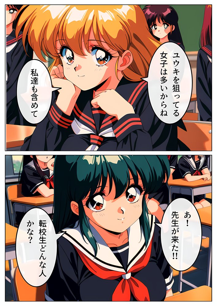 ヤリチン男に侵略される学園【雷覇】 エロ同人誌画像 008