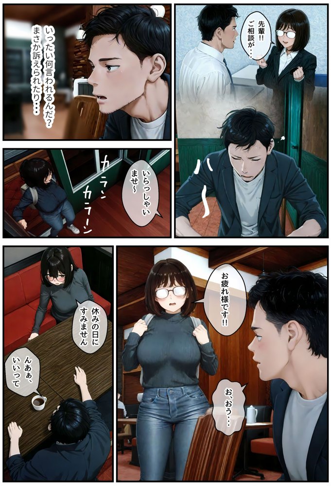 地味でオタクな後輩とエロ漫画を作ることになったんだが【アヤカシノイチ】 エロ同人誌画像 006