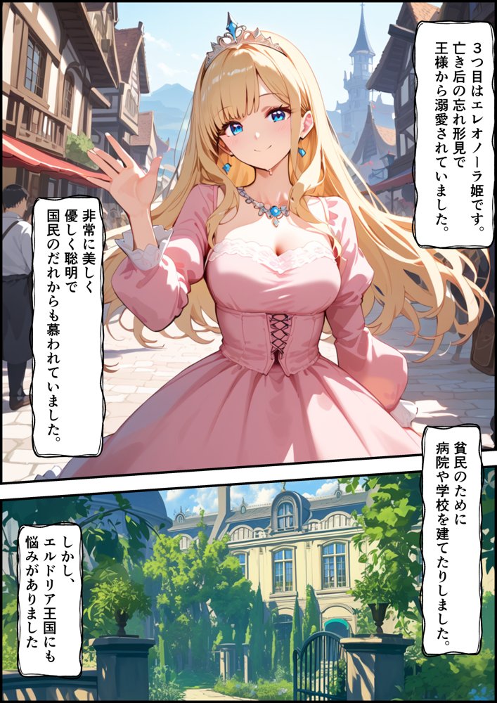 みんなの憧れの姫様がロイヤル肉便器になる話【バベル太郎】 エロ同人誌画像 005
