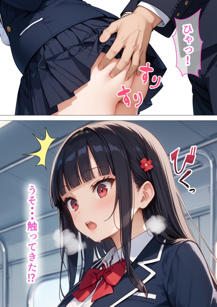 種付けおじさんに痴●された件 爆乳JK編【しろっぷ★ど〜る】 エロ同人誌画像 009