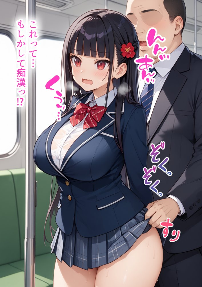 種付けおじさんに痴●された件 爆乳JK編【しろっぷ★ど〜る】 エロ同人誌画像 010