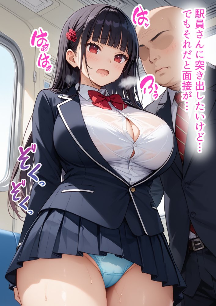 種付けおじさんに痴●された件 爆乳JK編【しろっぷ★ど〜る】 エロ同人誌画像 011