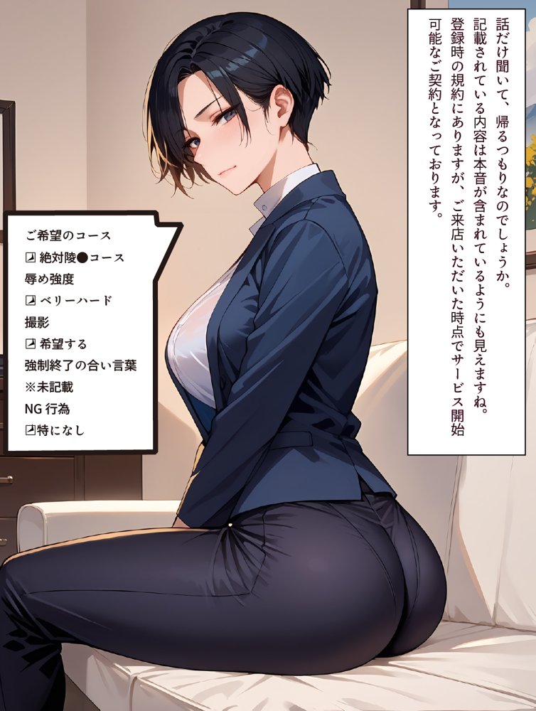 めちゃくちゃにされたい願望の女性専用風俗レポート02【影愛産業】 エロ同人誌画像 007
