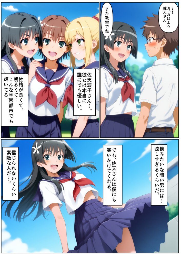 佐天さんがヤリチンに奪われた日【エーアイ・アートワークス】 エロ同人誌画像 003