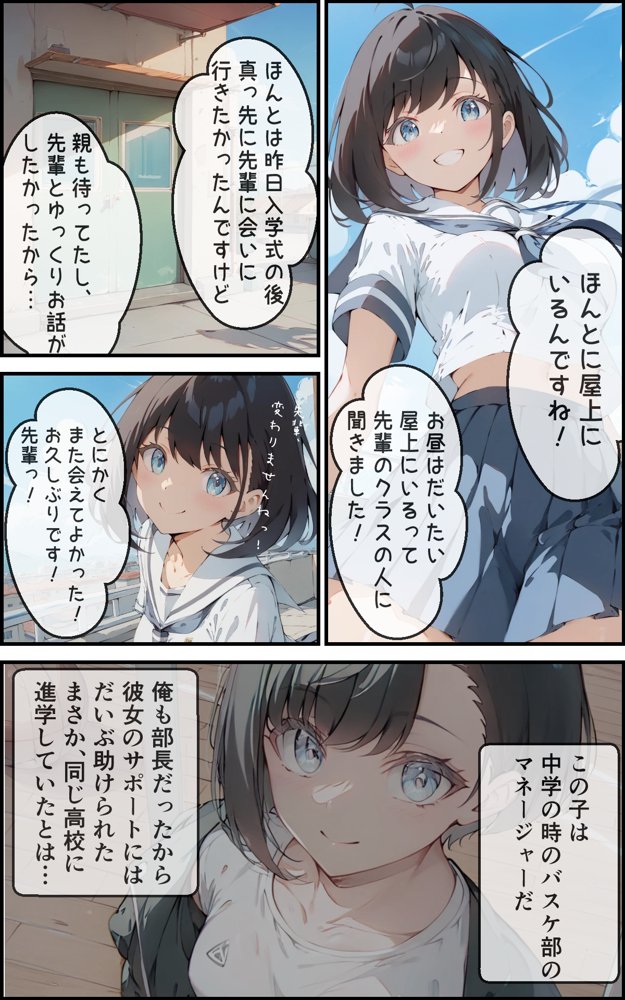 健気で元気っ子な後輩と甘々初えっち【初恋ラボ】 エロ同人誌画像 004