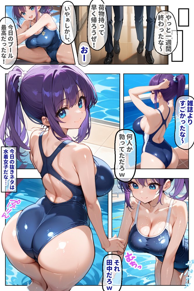 巨乳なクラスメイト教室でオナニーしてた件【栗万汁】 エロ同人誌画像 004