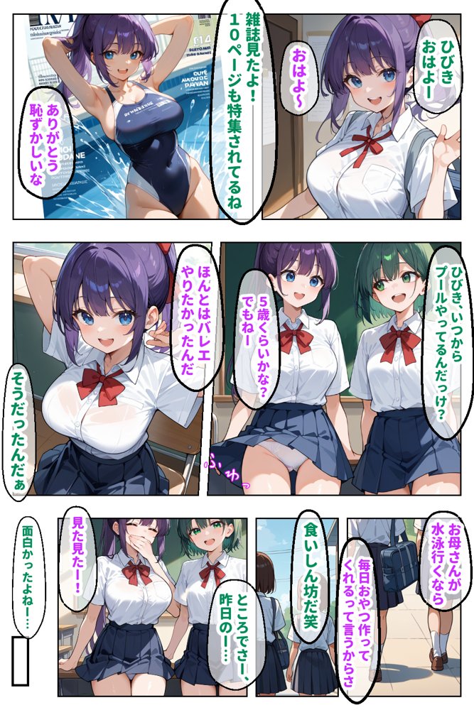 巨乳なクラスメイト教室でオナニーしてた件【栗万汁】 エロ同人誌画像 023