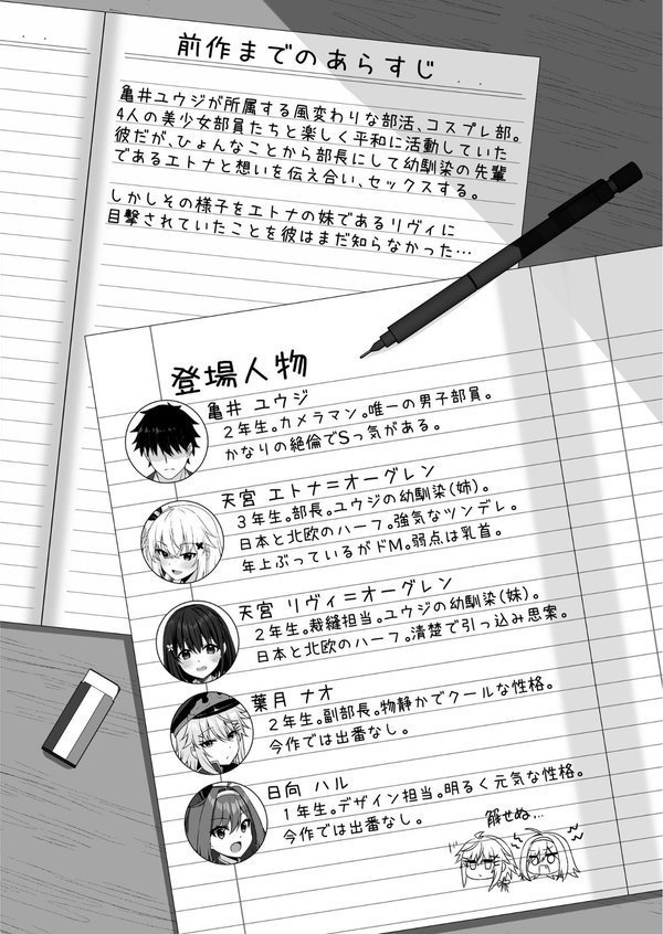 コスプレ部裏活動日誌 2巻【小森くづゆ】 無料エロ漫画（同人誌）サンプル画像003