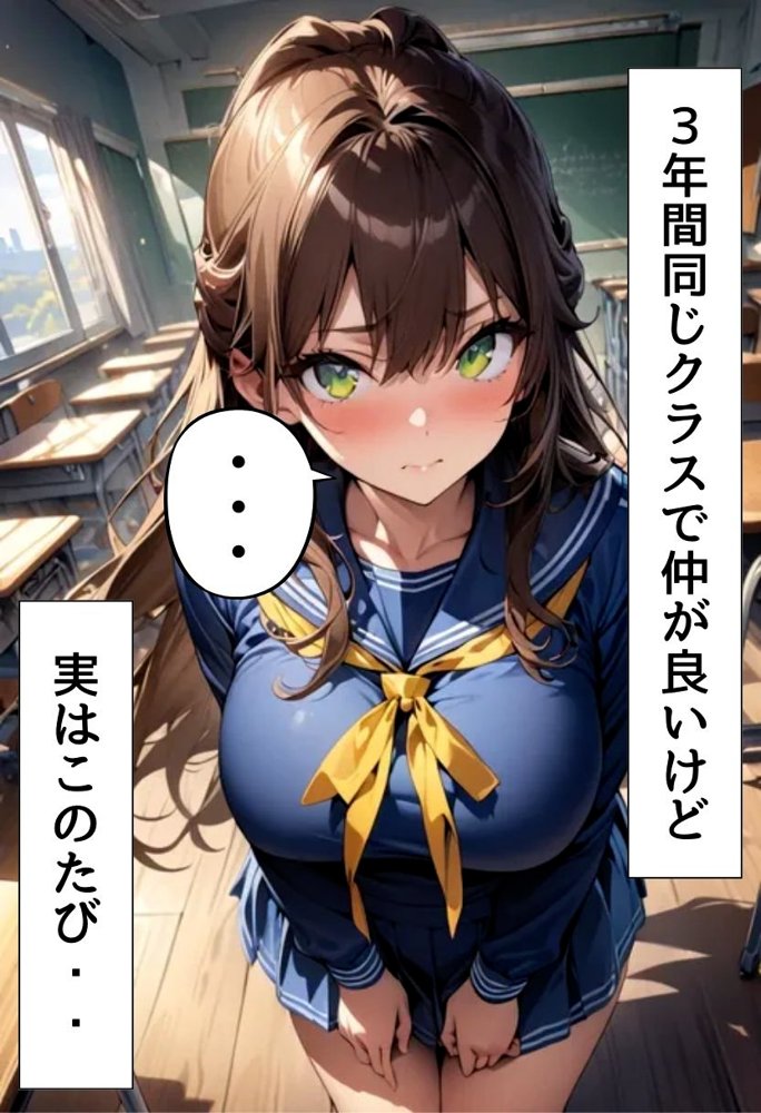 爆乳同級生と従順濃厚えっち【にじいろ☆がーるず】 エロ同人誌画像 003