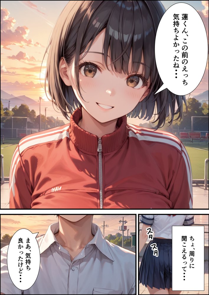 【性春イチャラブDAYS】爆乳マネージャーと朝の保健室でえっちしてたらヤバいことになった話【体験版20P】【くろも！のドリームランド】 hitomi無料エロ漫画（同人誌）サンプル画像001