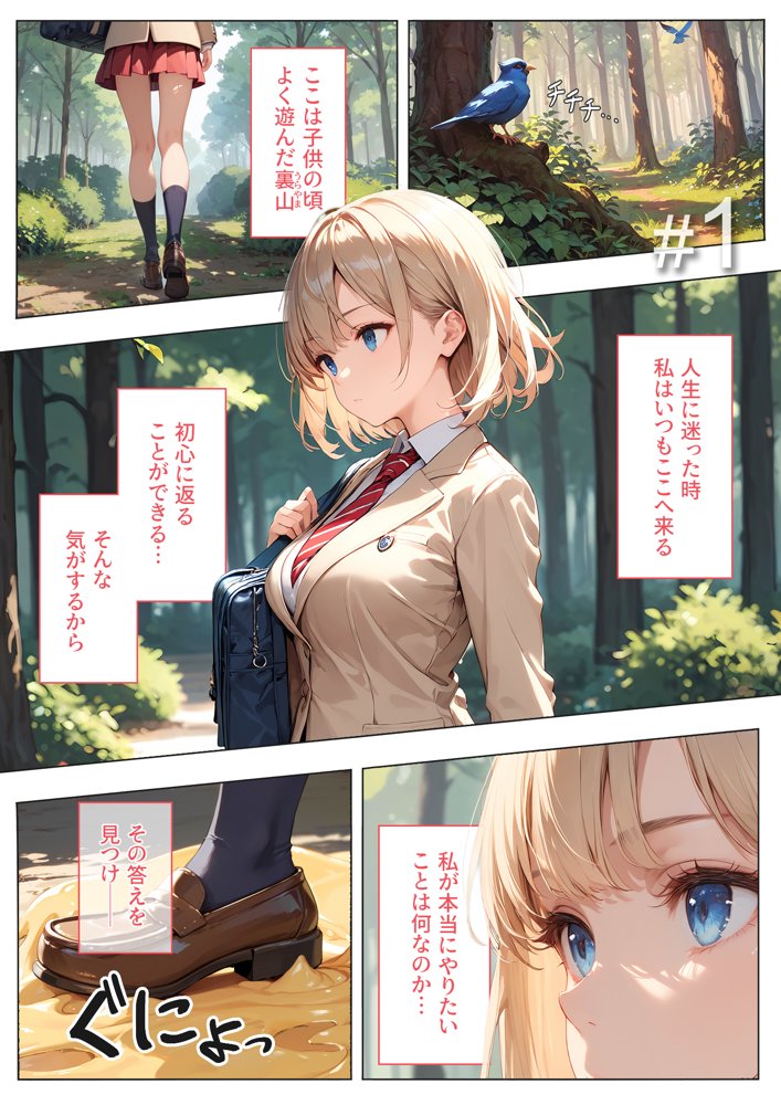 子○のシたことだから -○キの仕掛けたとりもちにJKが引っかかる-【愛・筋肉博】 エロ同人誌画像 002