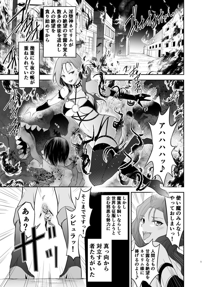 魔法少女リリィテレシアの受難 ―悪の女幹部さんに捕まり洗脳調教される魔法少女物語―【聖華快楽書店】 エロ同人誌画像 002
