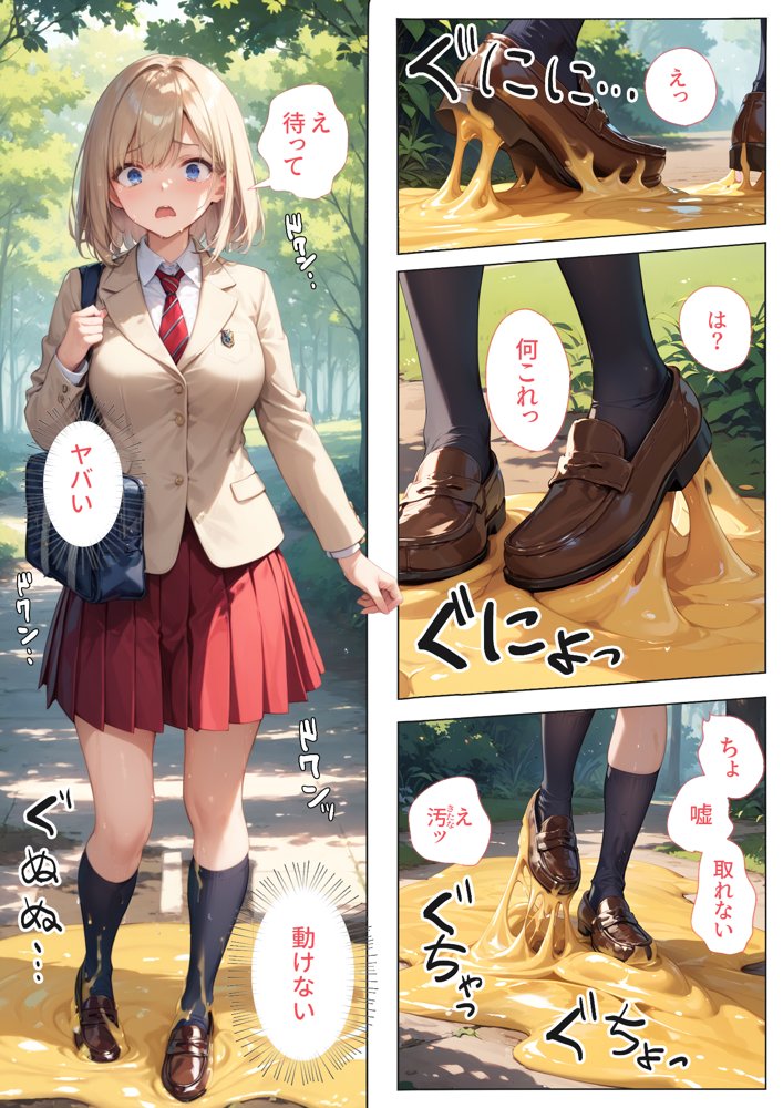 子○のシたことだから -○キの仕掛けたとりもちにJKが引っかかる-【愛・筋肉博】 エロ同人誌画像 003