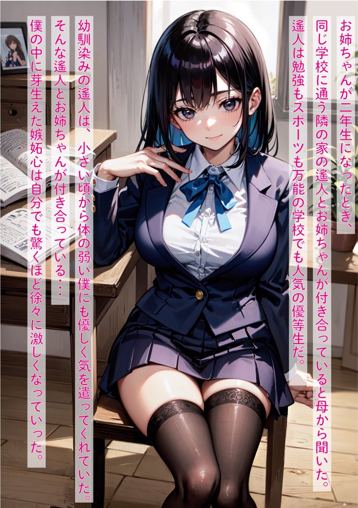 【1＋2 お得セット】［NTR］大好きな姉が隣に住む幼馴染みと恋仲になったので、嫉妬した僕が異能力で寝取った話【影愛産業】 エロ同人誌画像 006