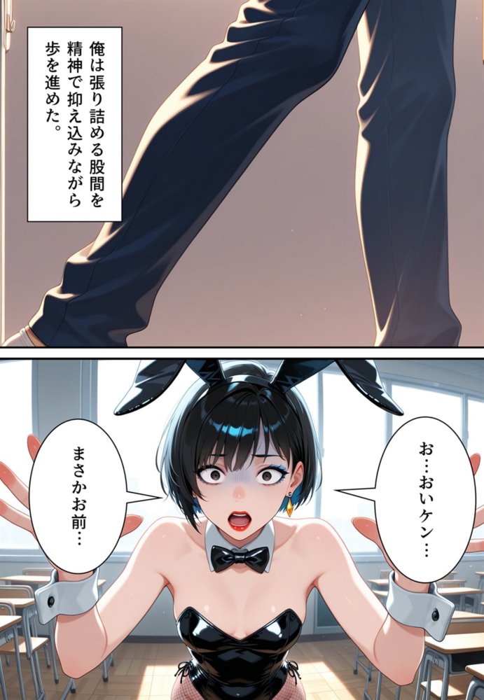 友兎  性転換パニック！親友もバニーガールにされちゃった！？【真城の秘宝館】 エロ同人誌画像 032