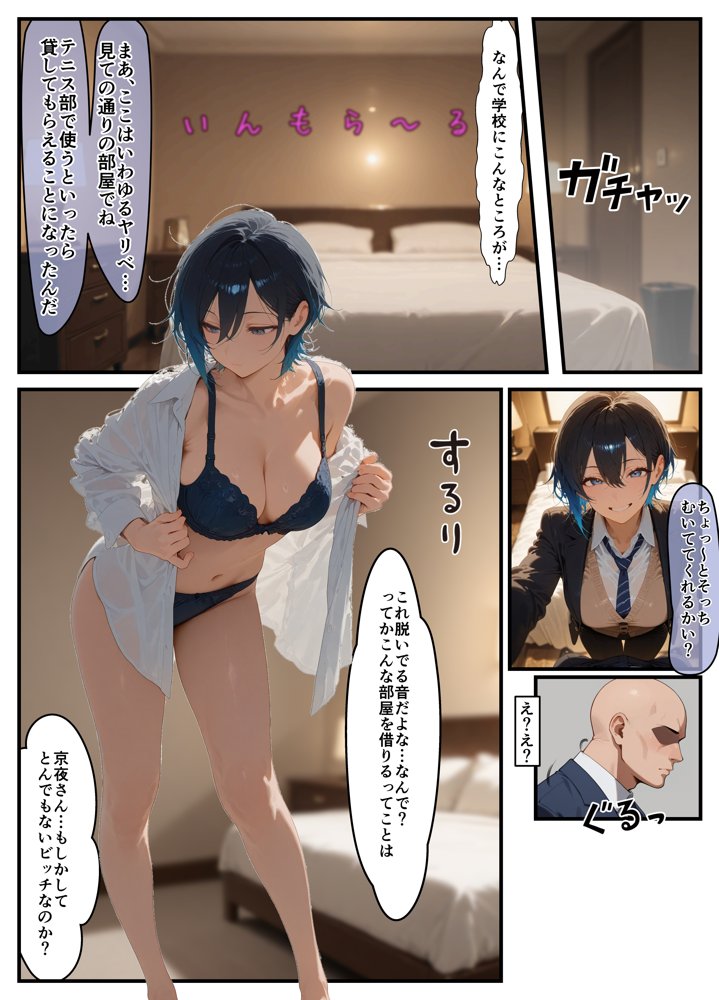 女学園の王子様♀の百合ハーレムの竿係になった【はらいでか】 エロ同人誌画像 010