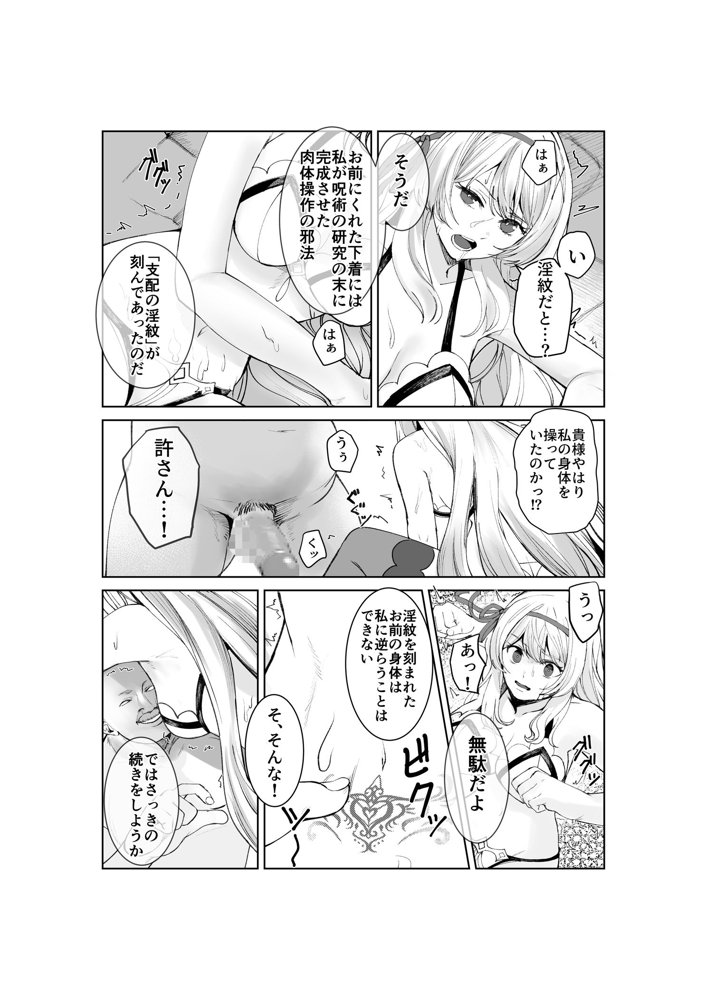 支配の淫紋 ―おっさん店主に淫紋を植え付けられて身も心も征服される姫騎士物語―【聖華快楽書店】 エロ同人誌画像 012