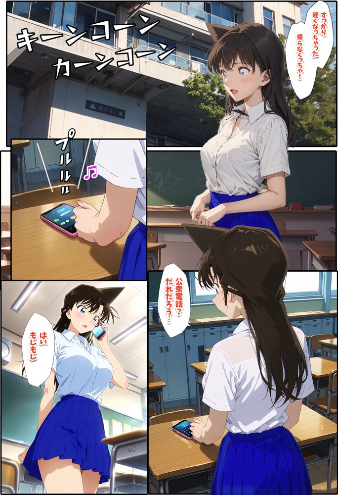 名探偵の三角関係8【BK】 エロ同人誌画像 002