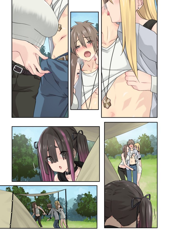 ぎゃるキャン〜サークルを作ったら女の子ばかり集まってきた話〜【TJ_studio】 無料エロ漫画（同人誌）サンプル画像032