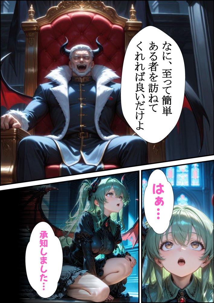 小生意気なサキュバスを騙し討ち種付け教育した件【AiGent009】 エロ同人誌画像 010