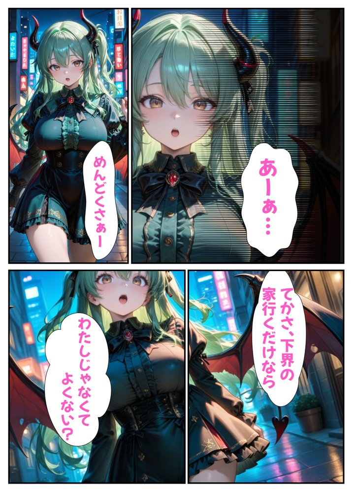 小生意気なサキュバスを騙し討ち種付け教育した件【AiGent009】 エロ同人誌画像 011