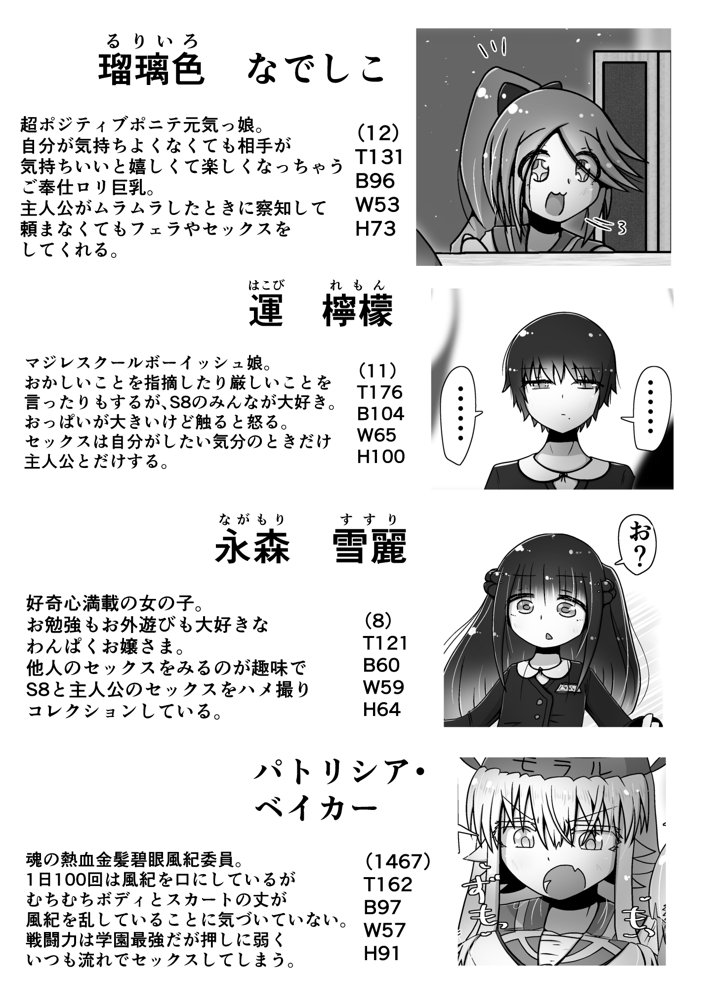 7人の優しいハーレムセフレ軍団！ 〜学園カーストトップだけど、ぼくだけとセックスしてくれるえっちな女友達〜【ナッツナッツナッツ】 エロ同人誌画像 004