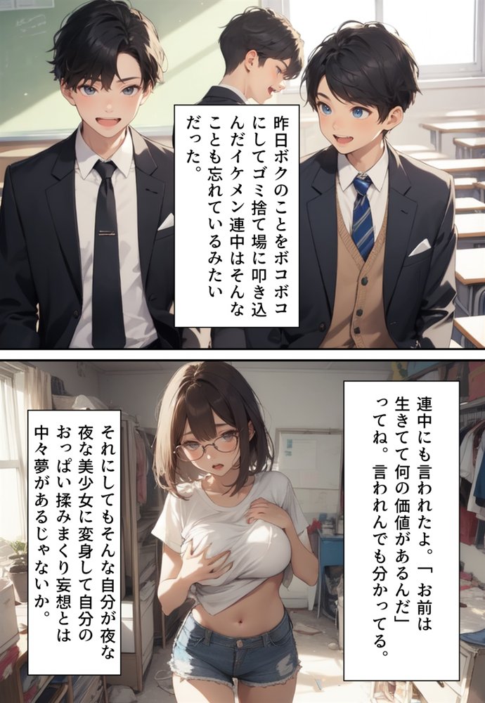 突然女体化能力を得たボクの愉快な生活【真城のソフトハウス】 エロ同人誌画像 042