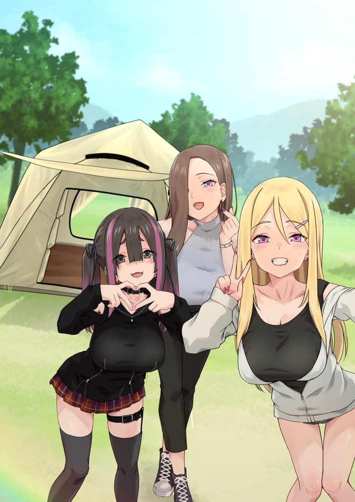 ぎゃるキャン〜サークルを作ったら女の子ばかり集まってきた話〜【TJ_studio】 無料エロ漫画（同人誌）サンプル画像037