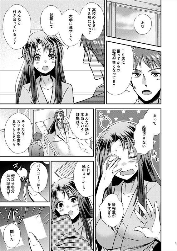 TS記憶喪失【Story Circle】 エロ同人誌画像 003