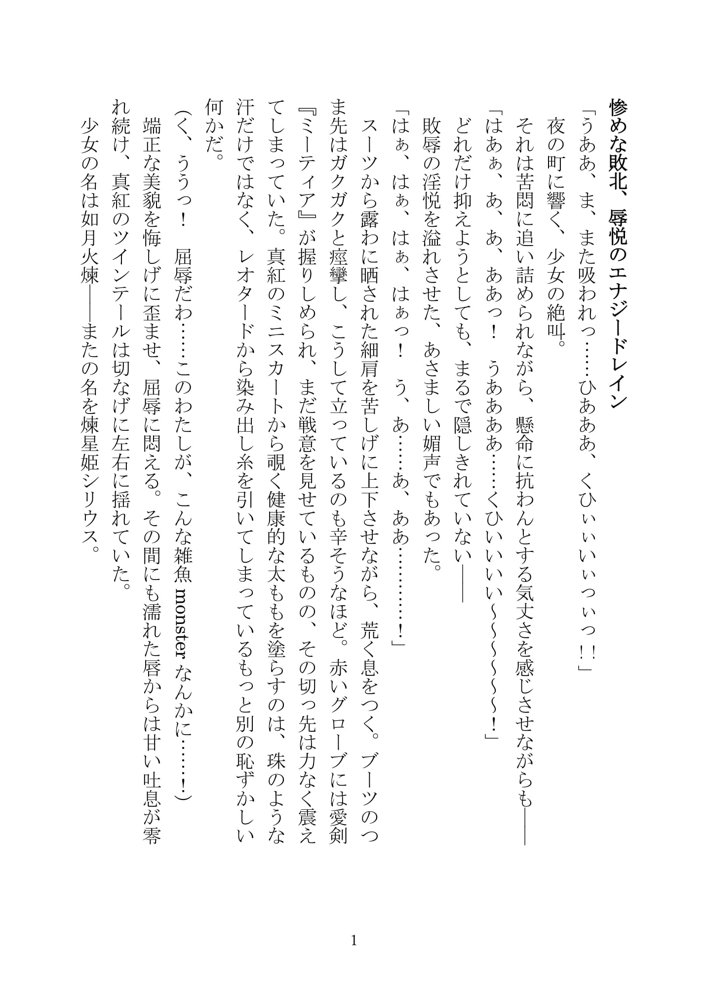 UnDefeated Sirius【黒イ都】 エロ同人誌画像 026
