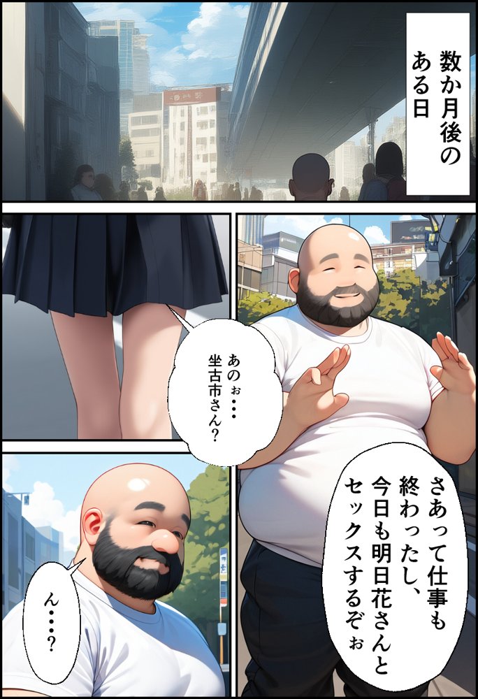 巨乳親子丼！おじさんのチ〇ポに支配された母と娘【イッキ】 無料エロ漫画（同人誌）サンプル画像033