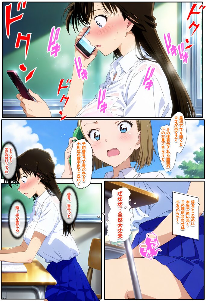 名探偵の三角関係8【BK】 エロ同人誌画像 013