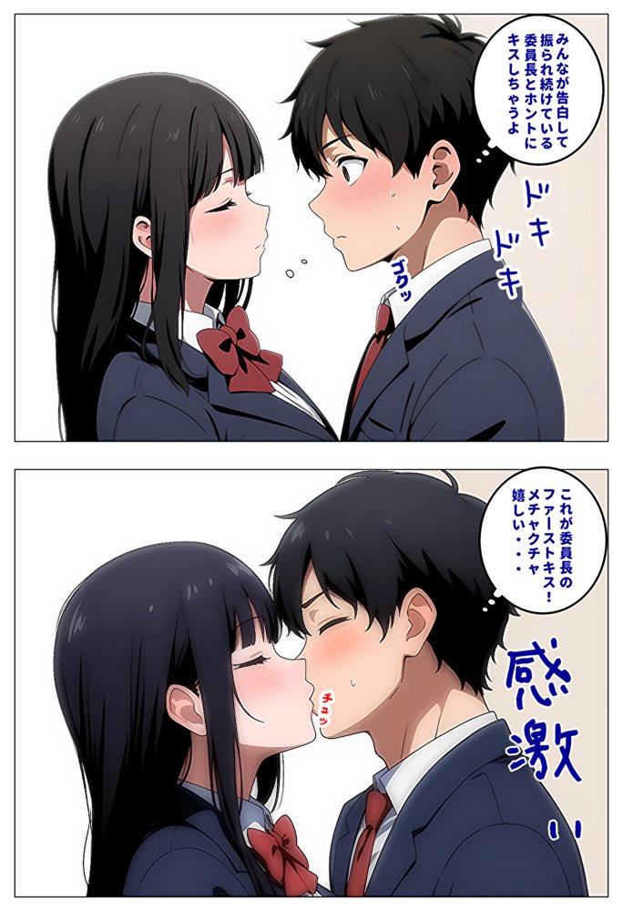 【メッチャエロい作品なので新作セールします】委員長とギャルがセックス勝負を始めたんだが俺が審判をする事になった話【暇人クラブ】 エロ同人誌画像 007