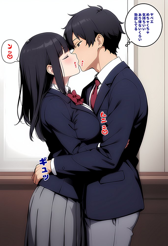 【メッチャエロい作品なので新作セールします】委員長とギャルがセックス勝負を始めたんだが俺が審判をする事になった話【暇人クラブ】 エロ同人誌画像 008