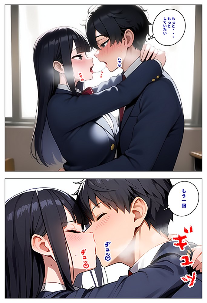 【メッチャエロい作品なので新作セールします】委員長とギャルがセックス勝負を始めたんだが俺が審判をする事になった話【暇人クラブ】 エロ同人誌画像 011