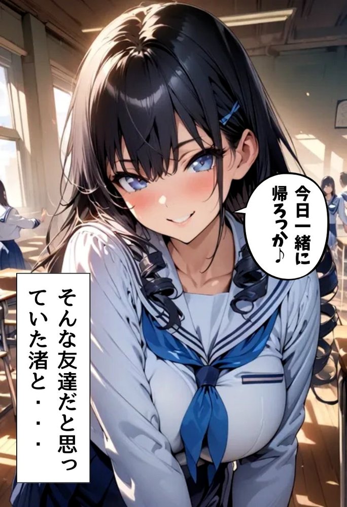 爆乳同級生と濡れ透けセックス【にじいろ☆がーるず】 エロ同人誌画像 011