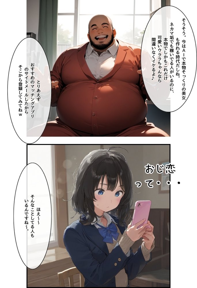 地味で華奢な裏垢女子がおじさんとハメ撮り生配信するまで【種付け出版】 エロ同人誌画像 015