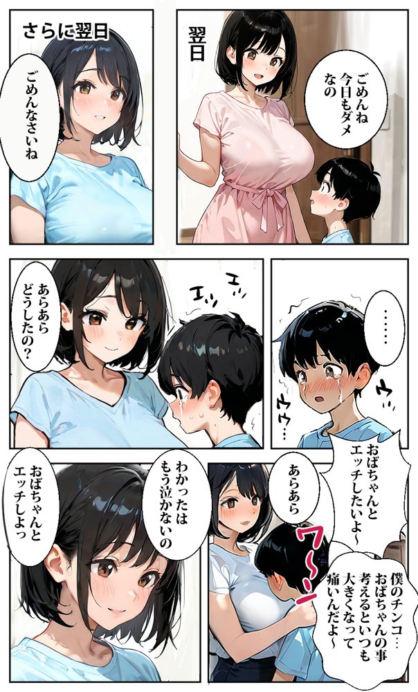 万引きおばちゃんにペットにされた僕【東京漫画研究所】 エロ同人誌画像 007