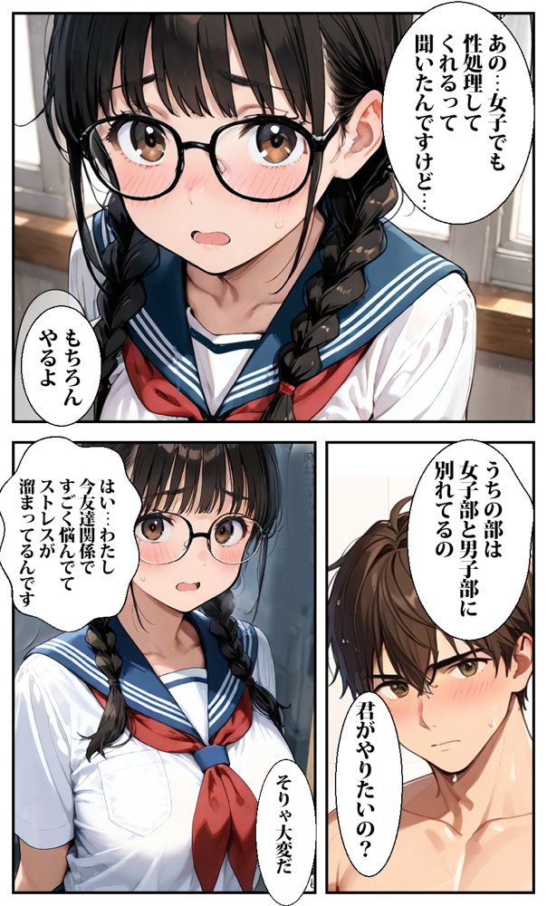 桃色学園「性処理部」【東京漫画研究所】 エロ同人誌画像 009