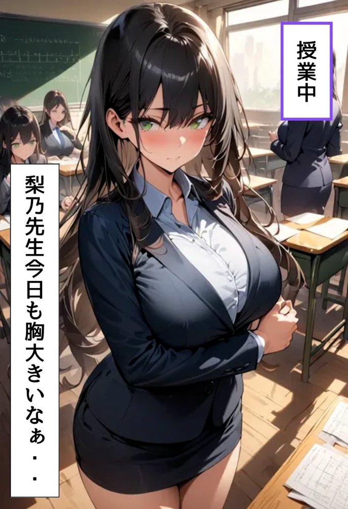 爆乳数学教師のえっちな授業【にじいろ☆がーるず】 エロ同人誌画像 023