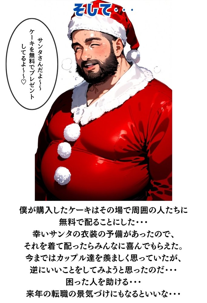 おじサンタ〜聖夜の全力射精〜【種付け出版】 エロ同人誌画像 030