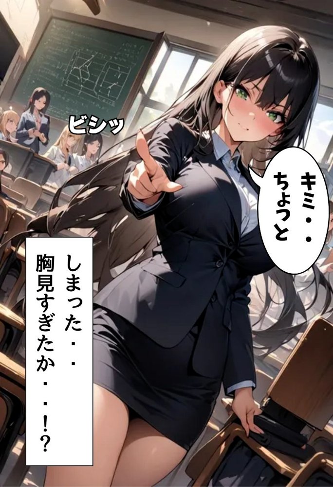 爆乳数学教師のえっちな授業【にじいろ☆がーるず】 エロ同人誌画像 024