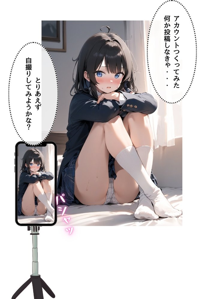 地味で華奢な裏垢女子がおじさんとハメ撮り生配信するまで【種付け出版】 エロ同人誌画像 061
